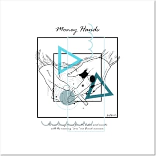 Money Hands version 9 Posters and Art